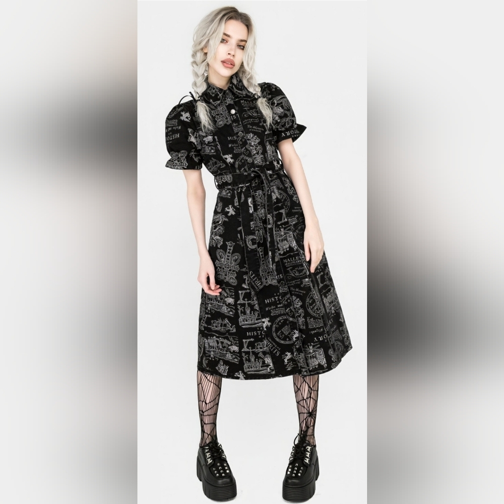 Disturbia Heresy Midi Shirt Dress